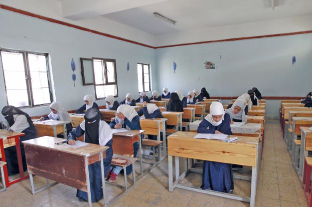 サナアの女学校（AFP）