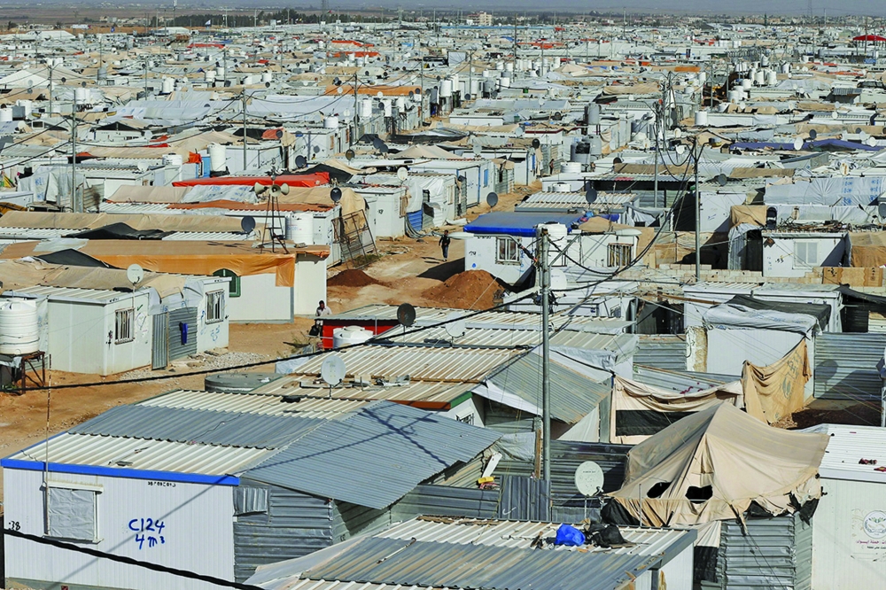ザアタリ難民キャンプ（写真提供：ロイター）